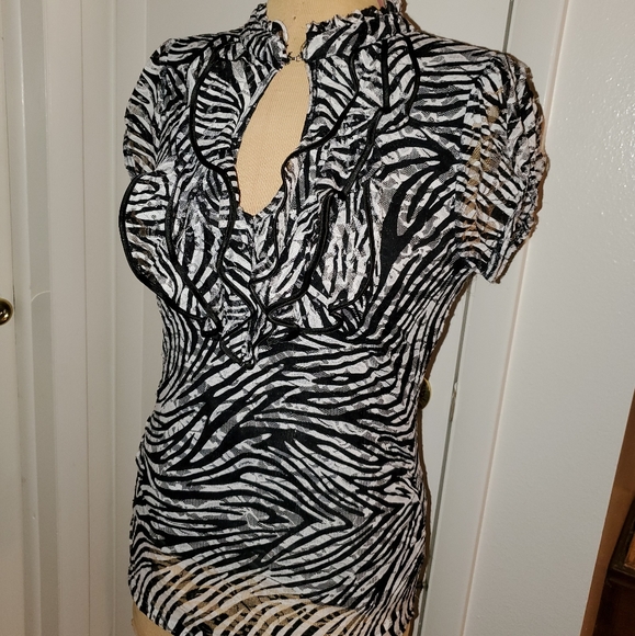 HeartSoul Tops - HeartSoul black & white size XL EUC top
